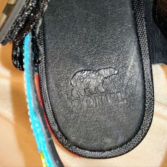 FINAL PRICE Sorel Kinetic Platform Sandals Size 9 - Picture 9 of 9